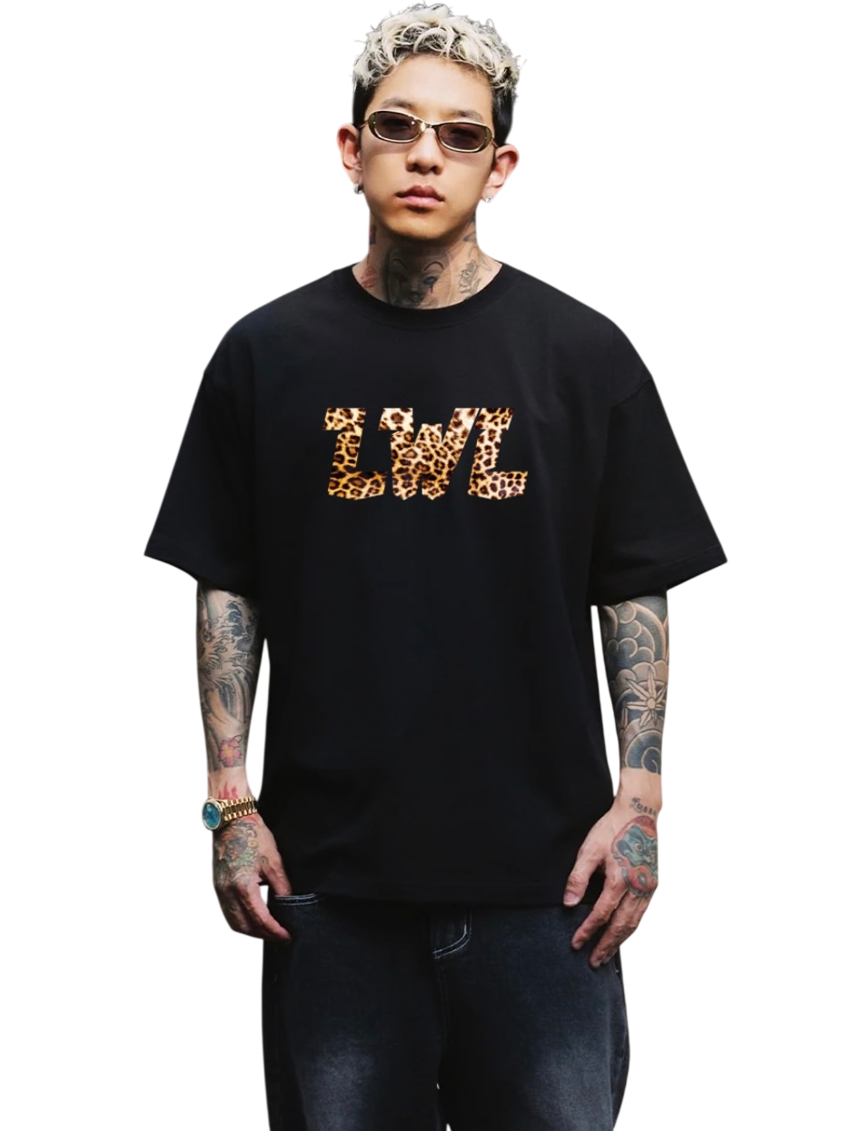 LWL Leopard Logo Print TEE - Image 4